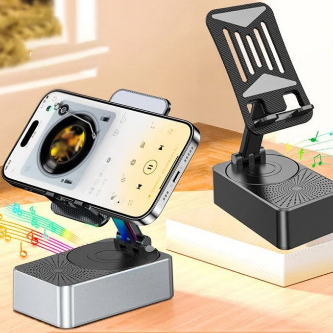 Ultimate 3-in-1 Tech Companion: Holder, Speaker, & Power Bank YT