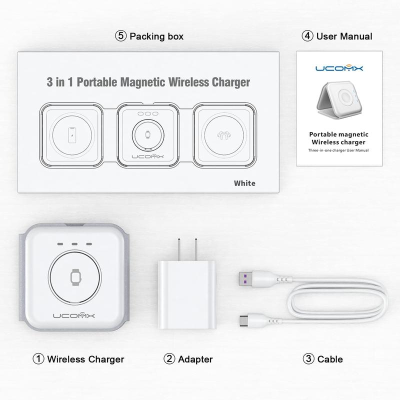 3 in 1 Magnetic Wireless charger station