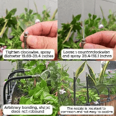 🔥Last Day🚿360° Curved Garden Automatic Irrigation System