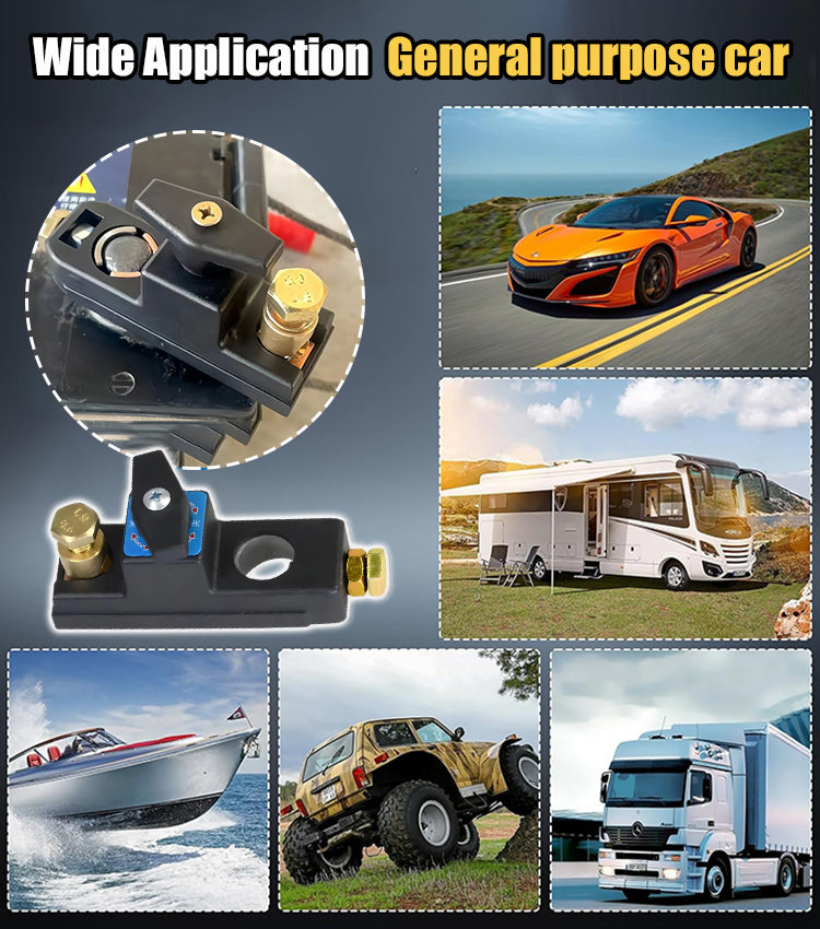 Anti-Shock Battery Power-Off Switch