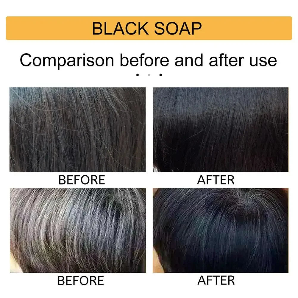 Hair darkening Soap shampoo YT