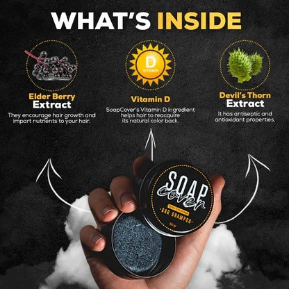 Hair darkening Soap shampoo YT