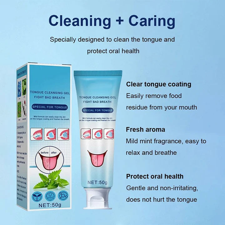 EELHOE Tongue Cleansing Gel Fight Bad Breath Special for Tongue