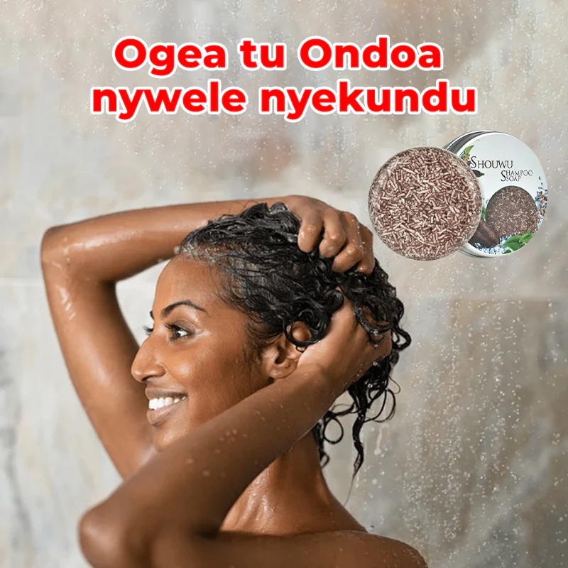 Hair darkening Soap shampoo .s