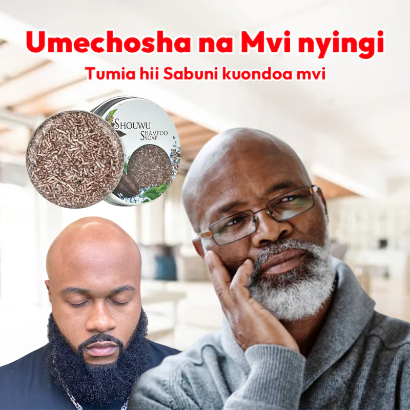 Hair darkening Soap shampoo .s