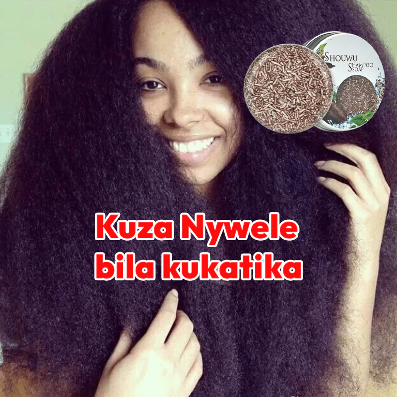 Hair darkening Soap shampoo .s