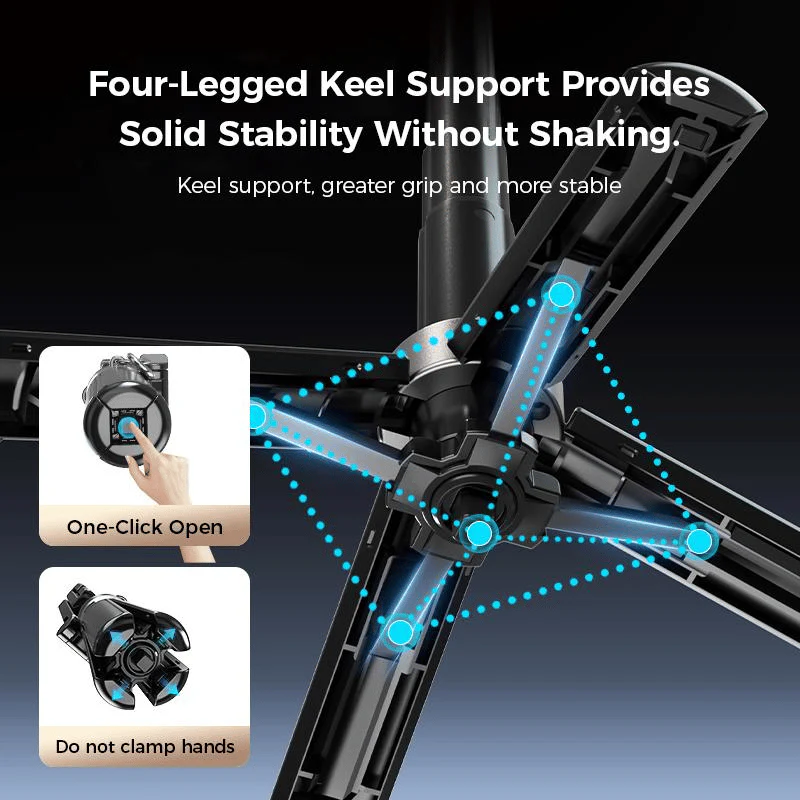 Multifunctional magnetic selfie stick