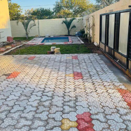 DIY Patio Paving Mold